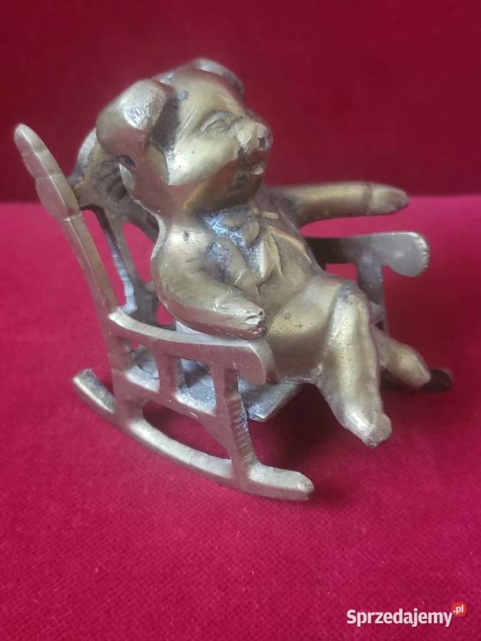 Figurka kolekcjonerska z mosiądzu PROSIACZEK NA