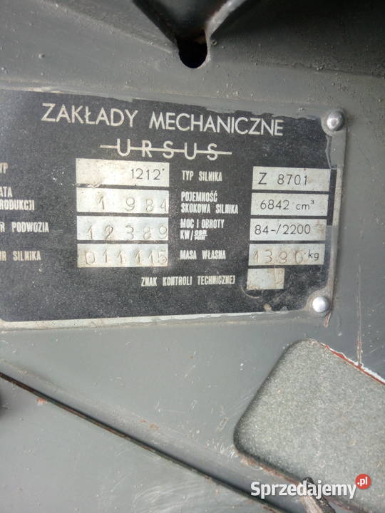 Ursus 1212 Radio Słaborowice sprzedam