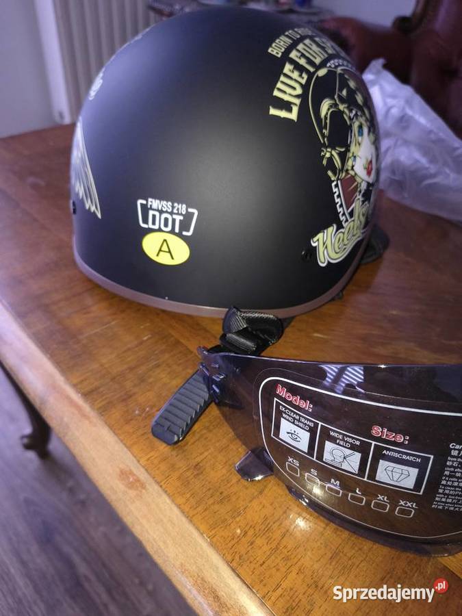 Kask motocyklowy nowy z blendą M Brzesko sprzedam