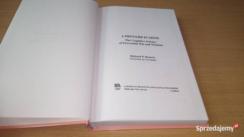 A proverb in mind the cognitive science of Gdańsk sprzedam