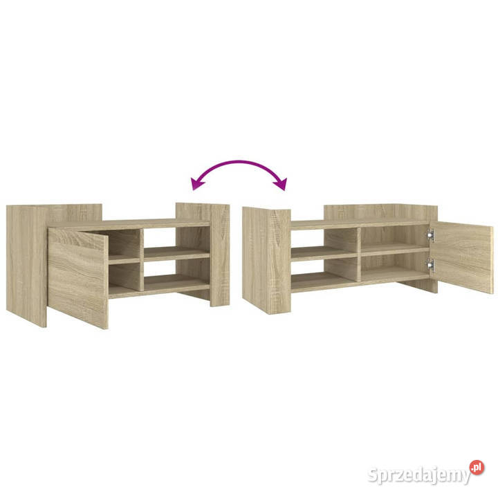 Szafka pod TV dąb sonoma 80x35x40 materiał Warszawa
