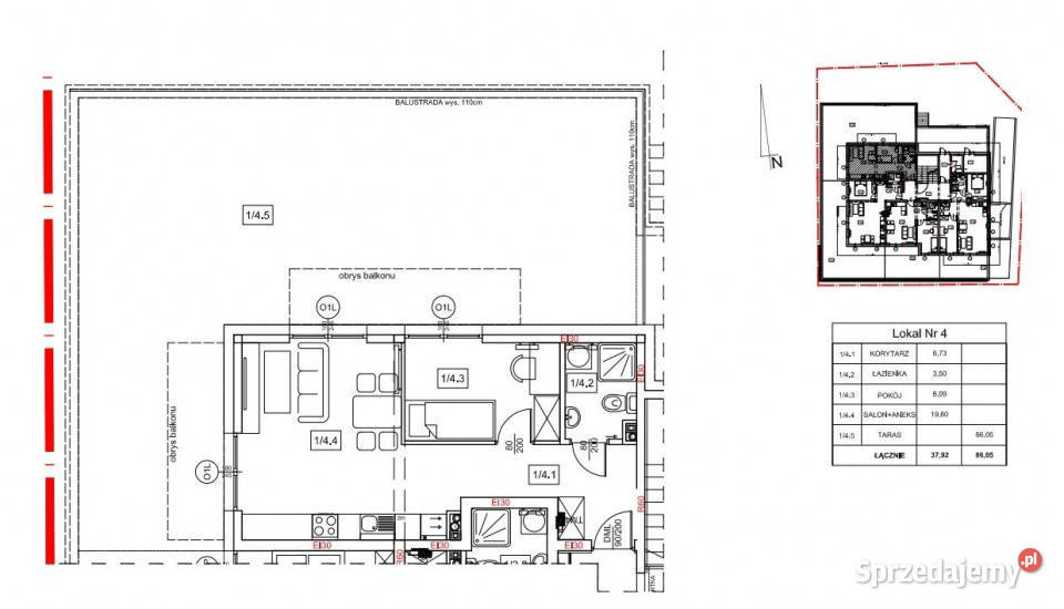Ogłoszenie mieszkanie 3792m2 2pok Kielce