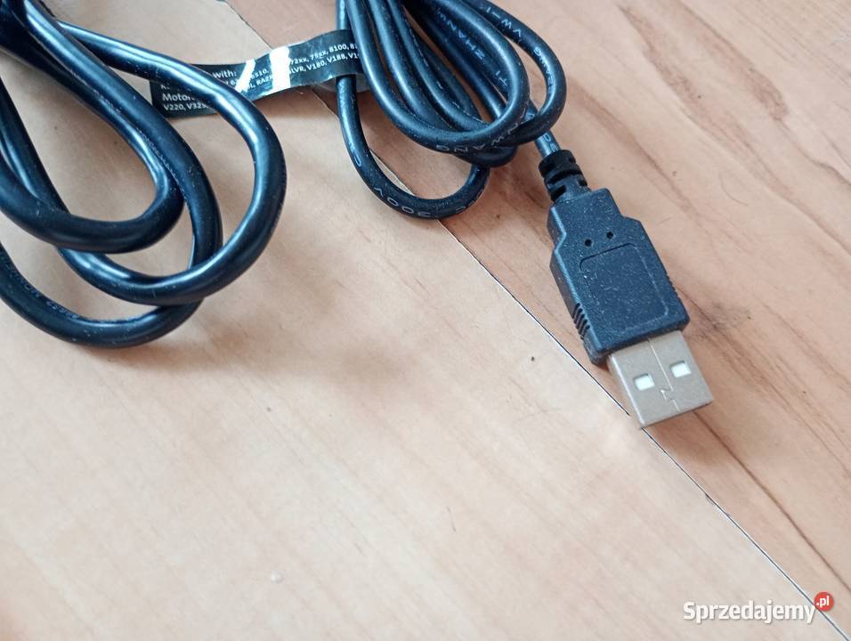 kabel przewód USB mini czarny Pozostałe