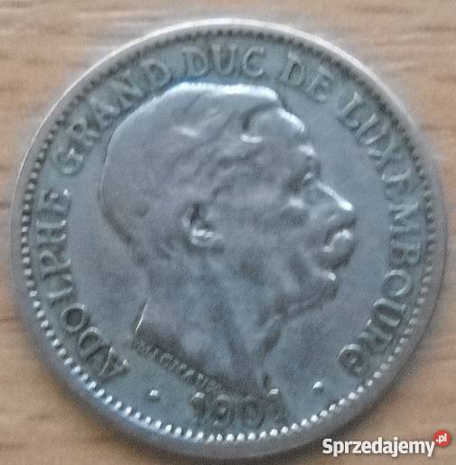 LUKSEMBURG10 CENTIMES1901 rADOLPHE Numizmatyka Legionowo