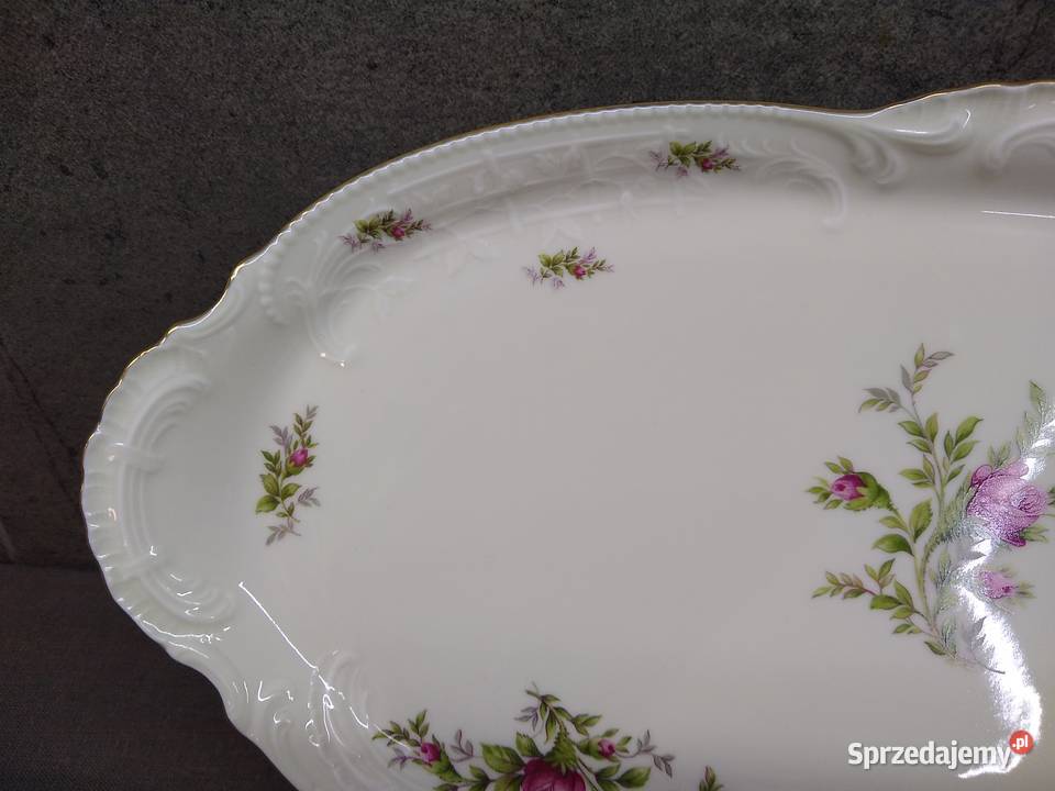 Rosenthal Sanssouci Ramona półmisek ecru Porcelana i szkło wielkopolskie Kalisz