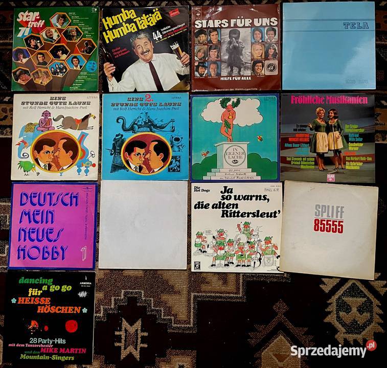 Zestaw płyt winylowych 12 i 7 Około 100 sztuk Ząbkowice Śląskie