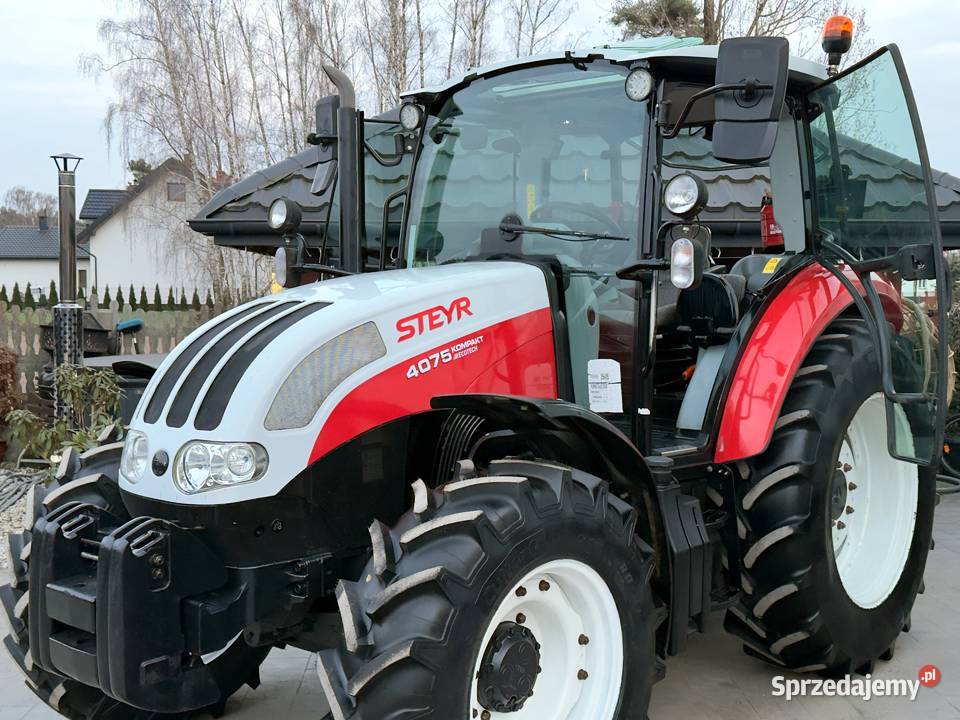 Ciągnik Steyr 4075 Kompakt1wł3000Mth2018rSalon