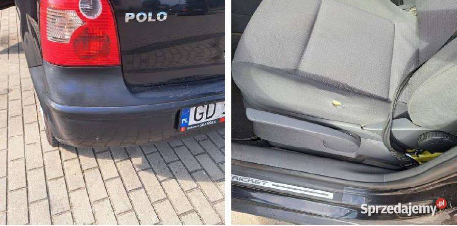 Volkswagen Polo IV sprzedaż syndyka pomorskie Gdańsk
