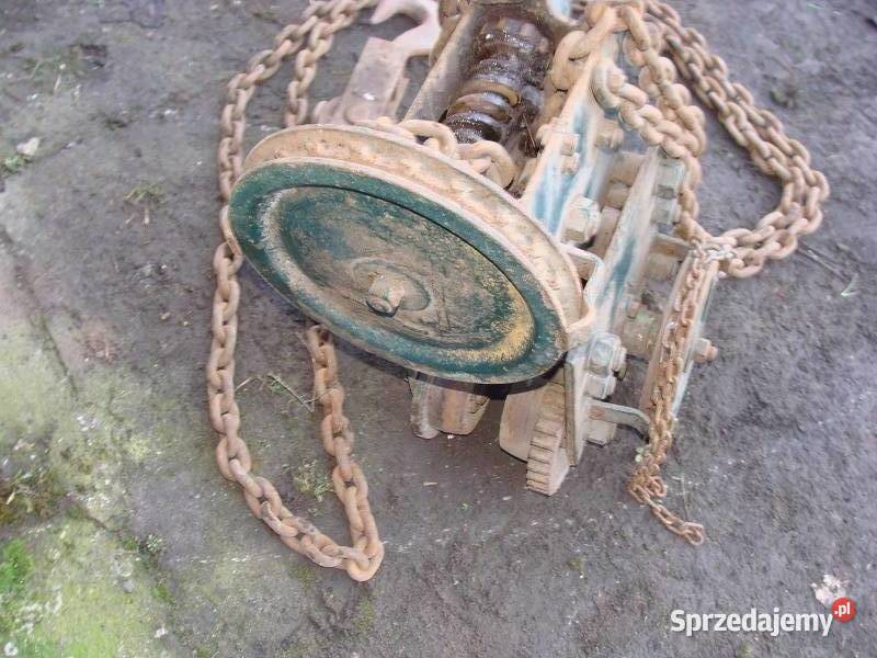 Wciągarka warsztatowa z PRLu Chojnice