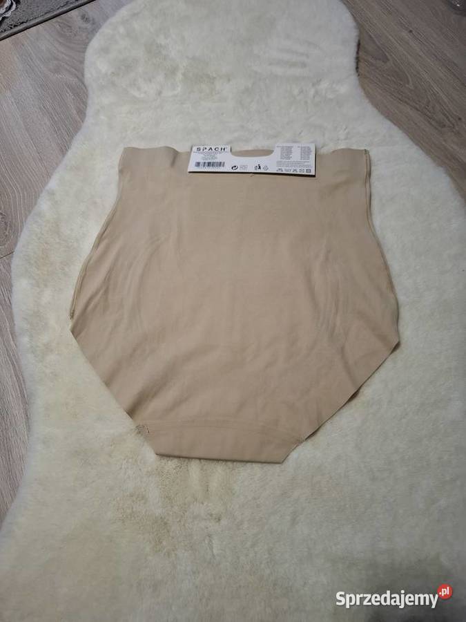 Beżowe wyższe majtki obciskające bezszwowe XLXXL Kielce