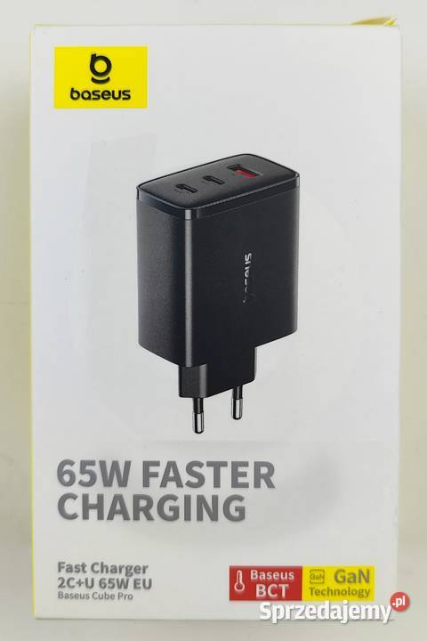 Ładowarka Baseus USB C 65W 3 porty Stalowa Wola sprzedam