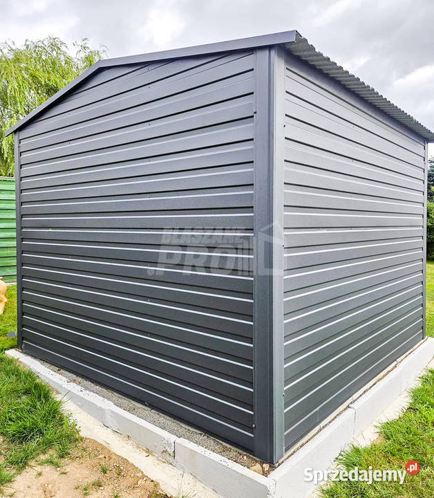 Schowek Domek ogrodowy 3x3m drzwi antracyt dach Kalisz