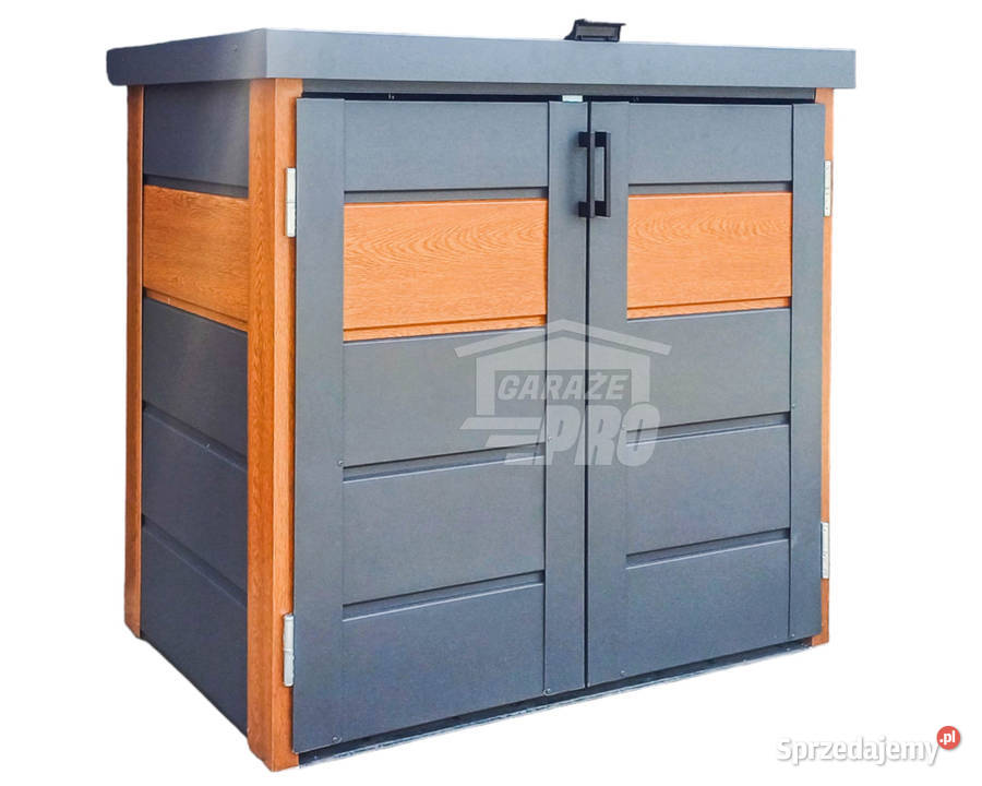 Zabudowa koszy na śmieci wiata obudowa