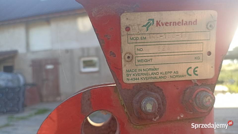 Pług kverneland em 100 nieuszkodzony