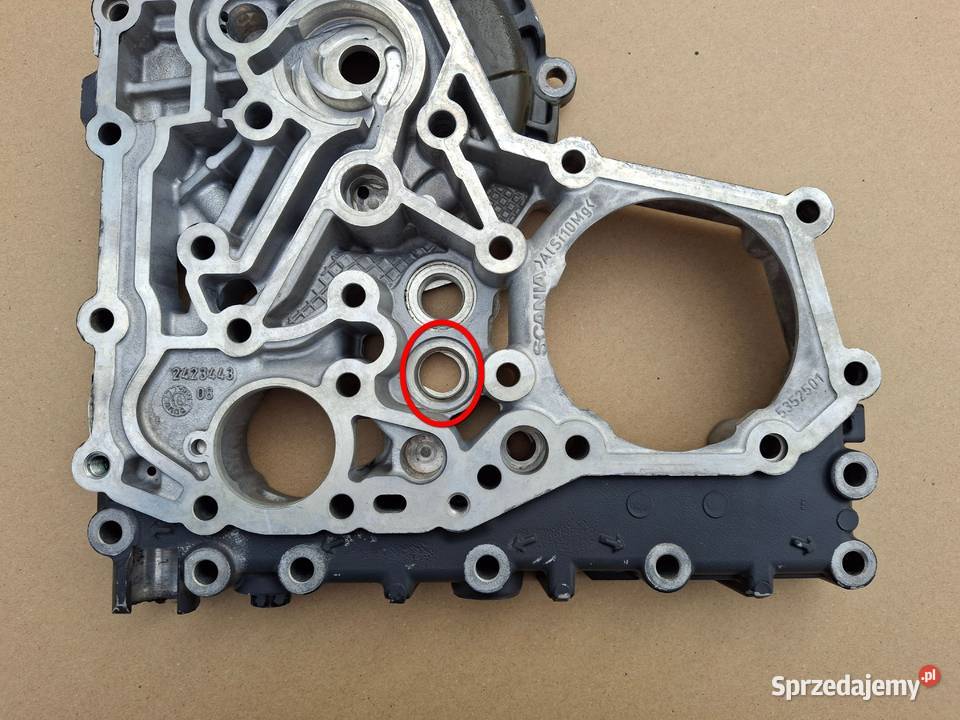 SCANIA E6 EURO 6 OBUDOWA POKRYWA DEKIEL Bieleń