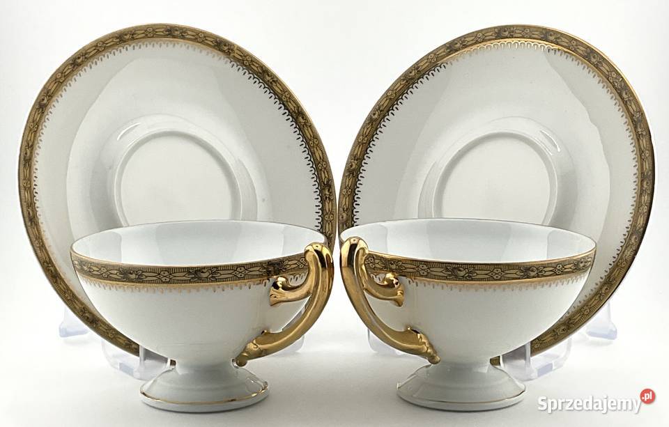 2x Filizanki EPIAG Royal Dora duety Art Deco Kraków