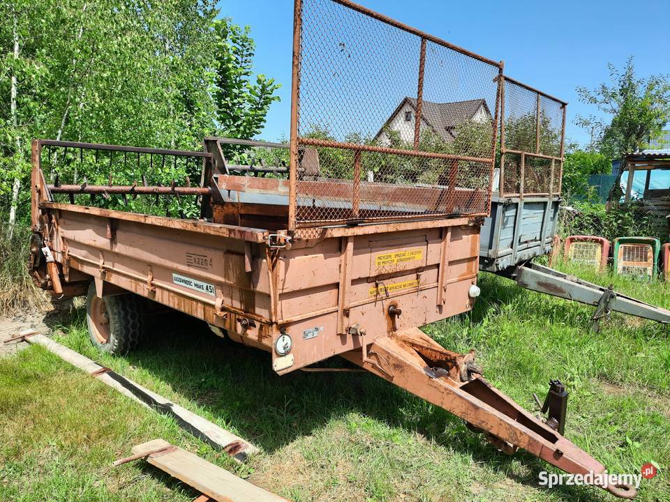Rozrzutnik obornika jednoosiowy 25t Warfama nieuszkodzony Bucze