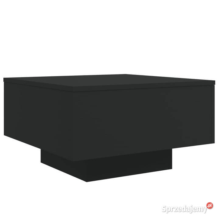 Stolik kawowy czarny 55x55x31 materiał Stoły Warszawa