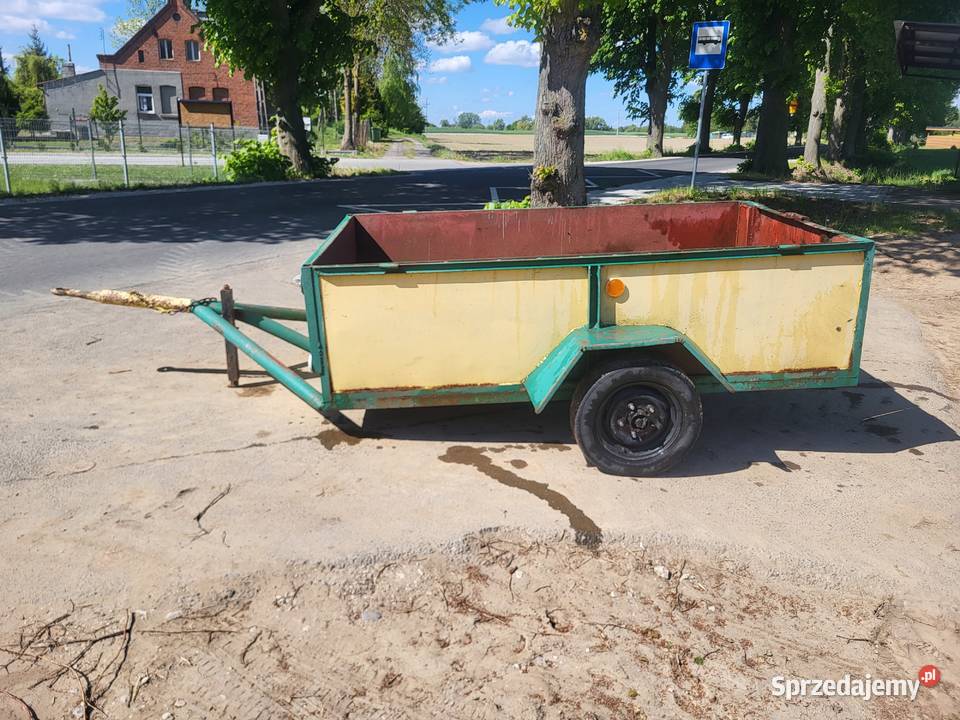 Przyczepka rolnicza duza konkretna przyczepka z Wąbrzeźno
