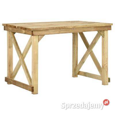 vidaXL Stół ogrodowy 110x79x75 impregnowana mazowieckie Warszawa sprzedam
