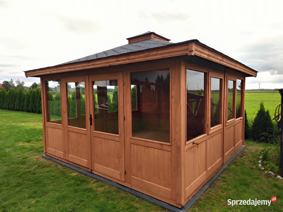 ALTANA 23 4x3 prosta SZKLANA ALTANKA OGRODOWA