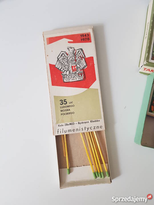 Kolekcjonerskie zapałki PRL mazowieckie Warszawa