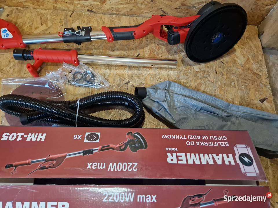 Szlifierka Żyrafa do Gipsu Hammer HM105 2200W Pozostałe