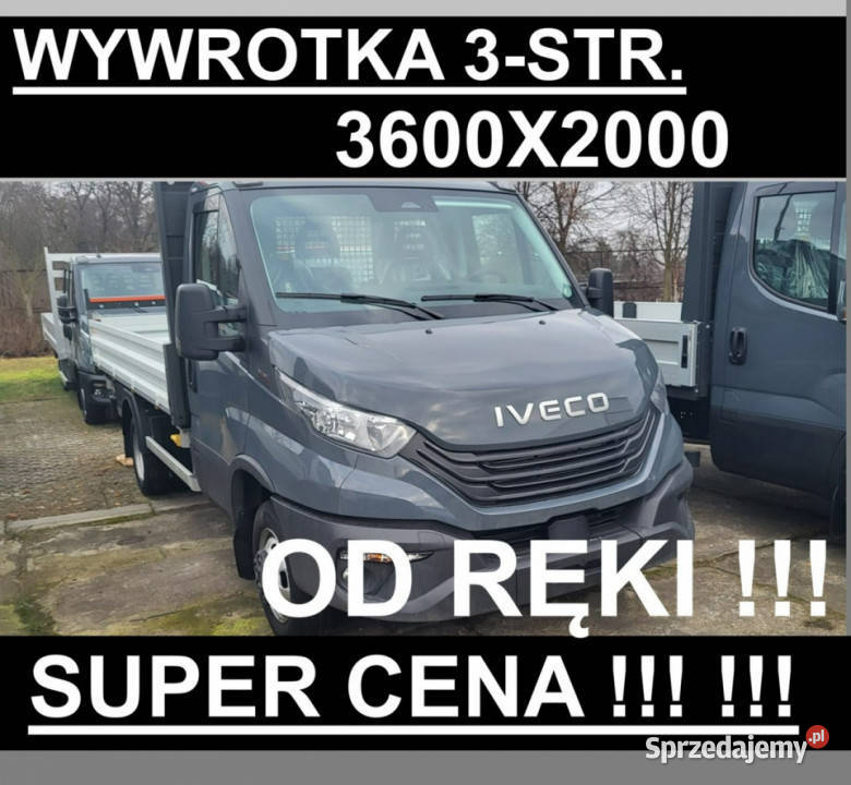 Iveco Daily 50C18 V Wywrotka trójstronna Niska wspomaganie kierownicy Szczecinek
