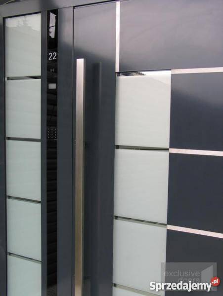 Drzwi aluminiowe wejściowe z systemem kontroli Piwniczna-Zdrój