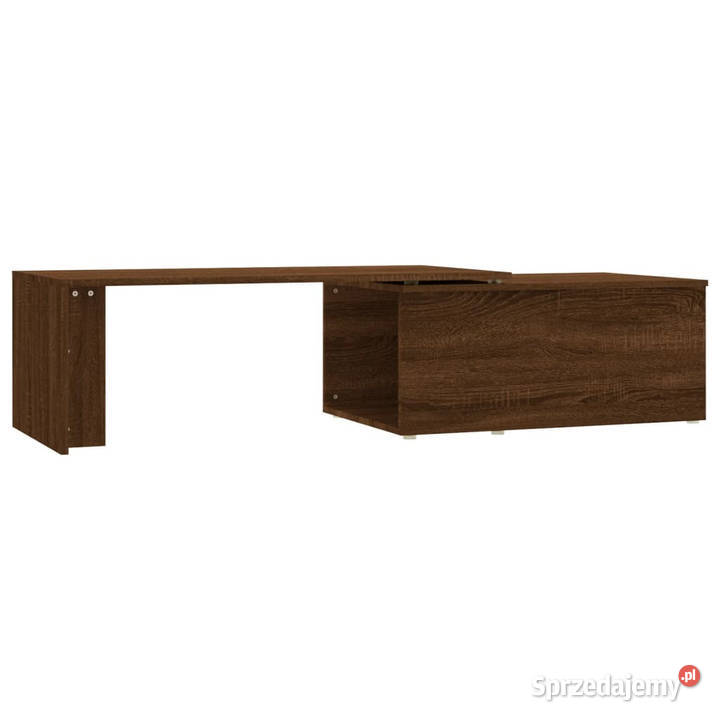Stolik kawowy brązowy dąb 150x50x35 WM815470 Warszawa