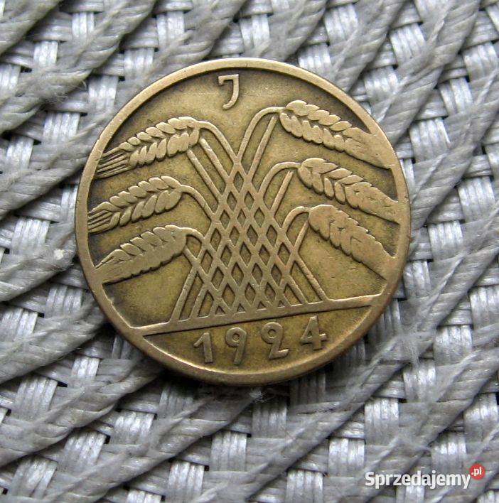 Miemcy 50 Rentenpfennig 1924r J