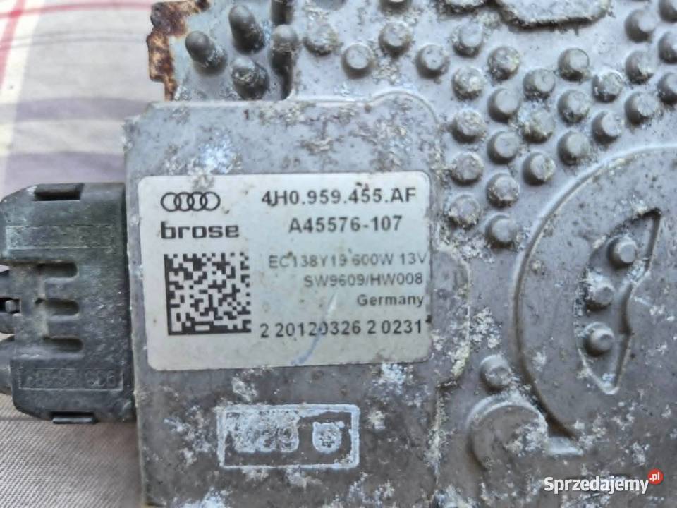 Audi A8 S8 D4 4H Elektryczny wentylator Wentylatory chłodnicy mazowieckie Radom