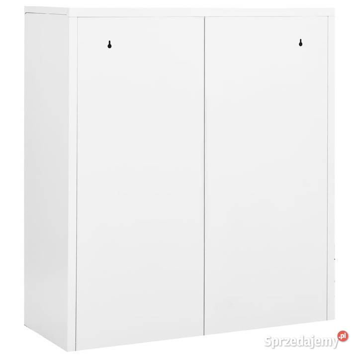 Szafka biurowa biała 90x40x102 stalowa WM336405