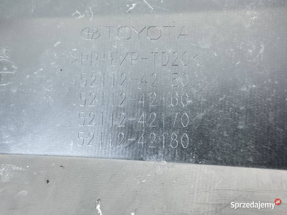 TOYOTA BZ4X NAROŻNIK ZDERZAKA PRZÓD PRAWY Części montażowe Międzychód sprzedam