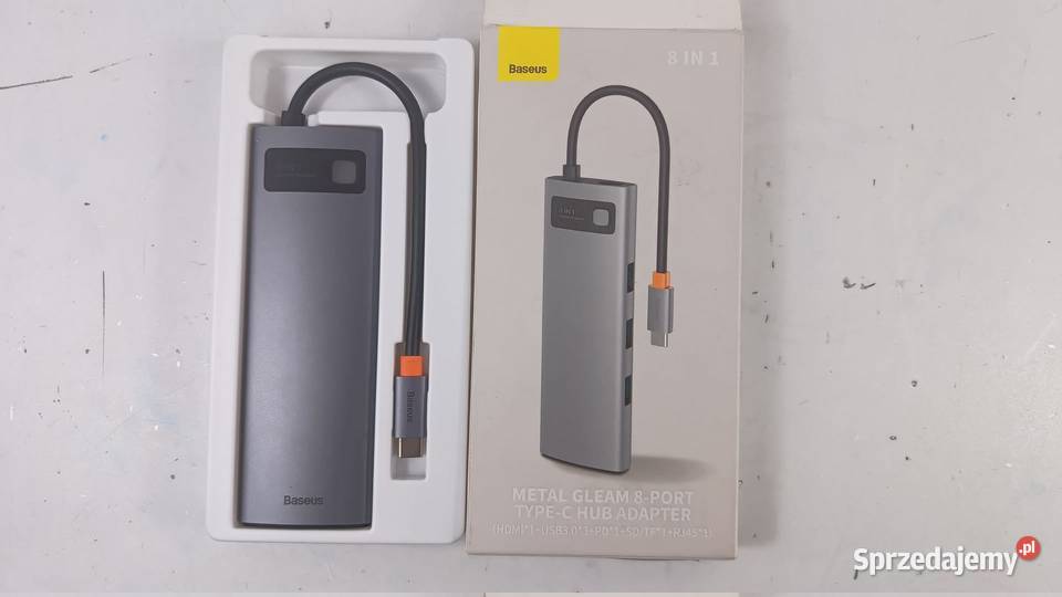 Hub BASEUS Metal Gleam 8 in 1 Katowice sprzedam