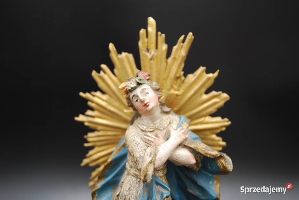 Madonna Immaculata rzeźba drewno Bawaria XVIII w Poznań sprzedam