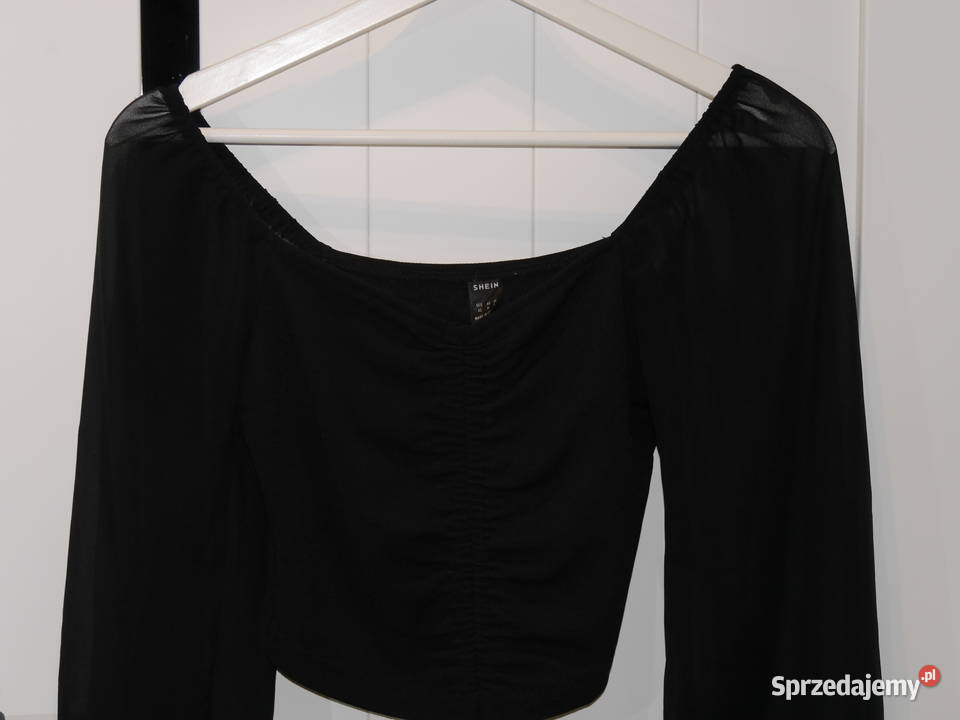Shein fajna krótka bluzka wiązanie 34 XS dolnośląskie