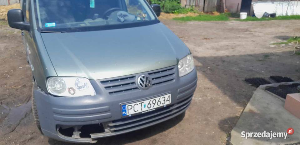 wv caddy uszkodzony 105KM wielkopolskie Śmieszkowo