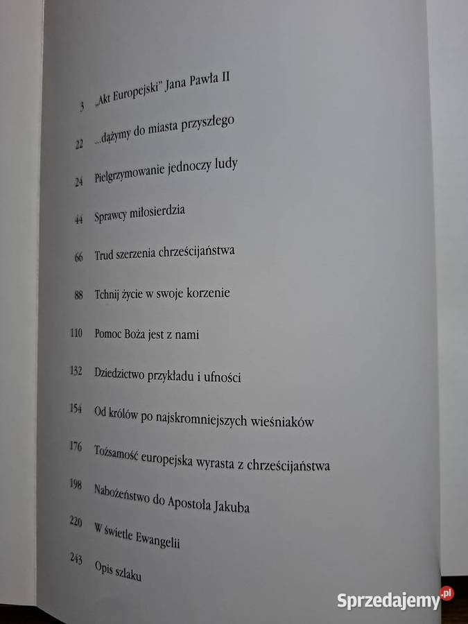 Hiszpania Łaska pielgrzymowania Santiago de Kraków