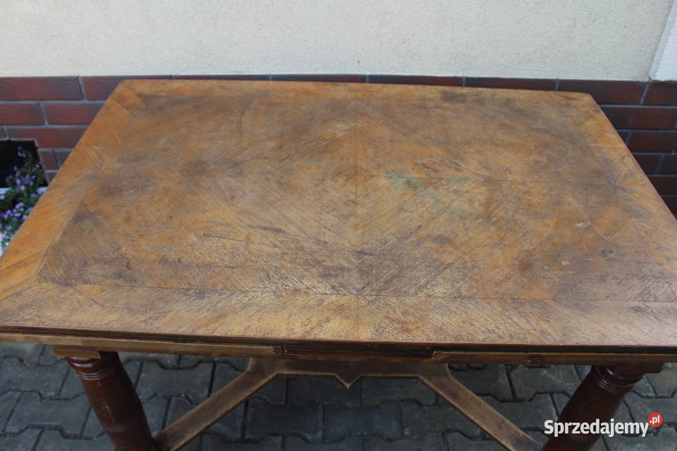 stary stół drewniany Kalisz