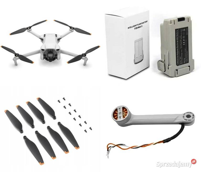 Dron DJI Mavic Mini 3 4 Ramię Silnik Śmigła Sosnowiec