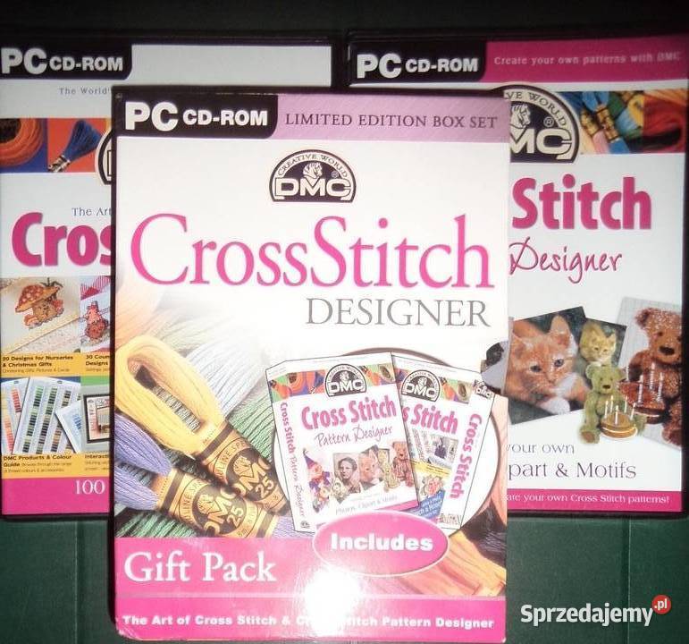 Cross Stich Designer PC CD BOX 2002 2 płyty Rzeszów