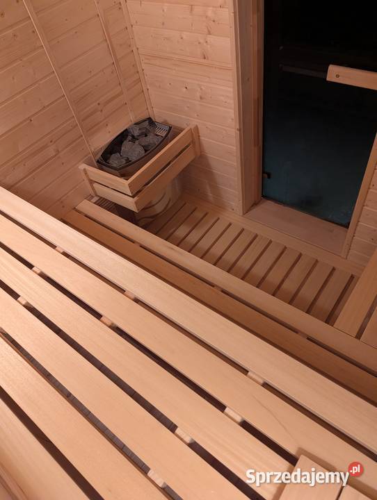 Sauna ogrodowa fińska premium izolowana 8kw Oleśnica
