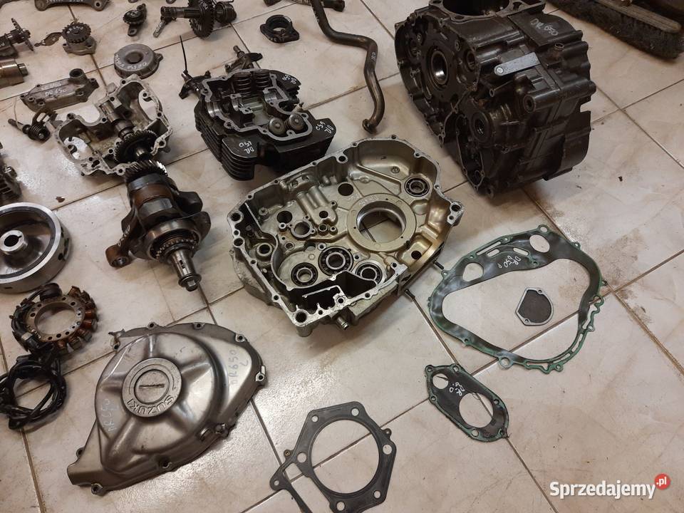 Suzuki DR 650 silnik części dr 650 wał skrzynia Jelenia Góra
