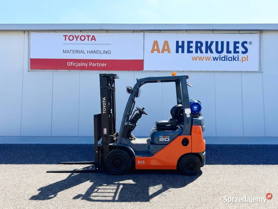 Spalinowy wózek widłowy LPG Toyota Tonero