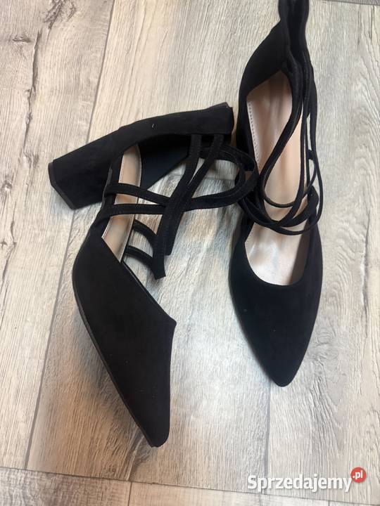 41 Czarne zmysłowe czółenka wieczorowe Nowe inna Kraków