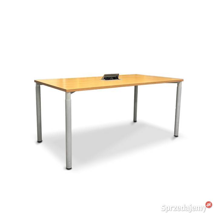Stół konferencyjny Hali z media portem jasny buk Kraków