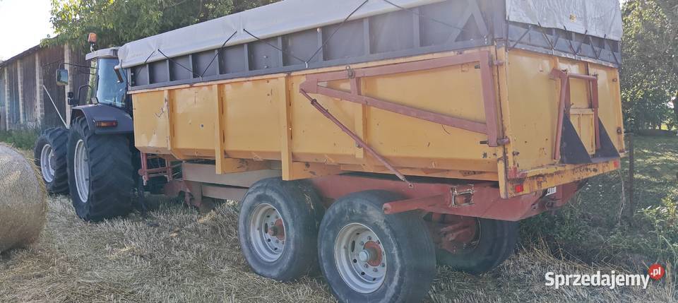 Przyczepa tandem wywrotka 12t skorupowa nieuszkodzony Kijany