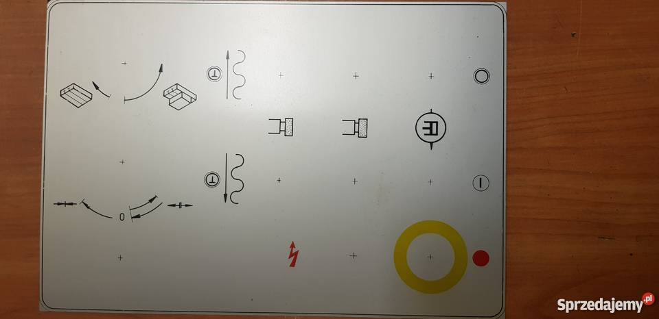 SPC20a Tabliczki aluminiowe pulpitu Pabianice