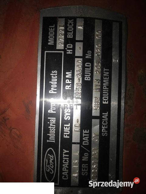 Ford 2722E Silnik CZĘŚCI Jastrzębniki